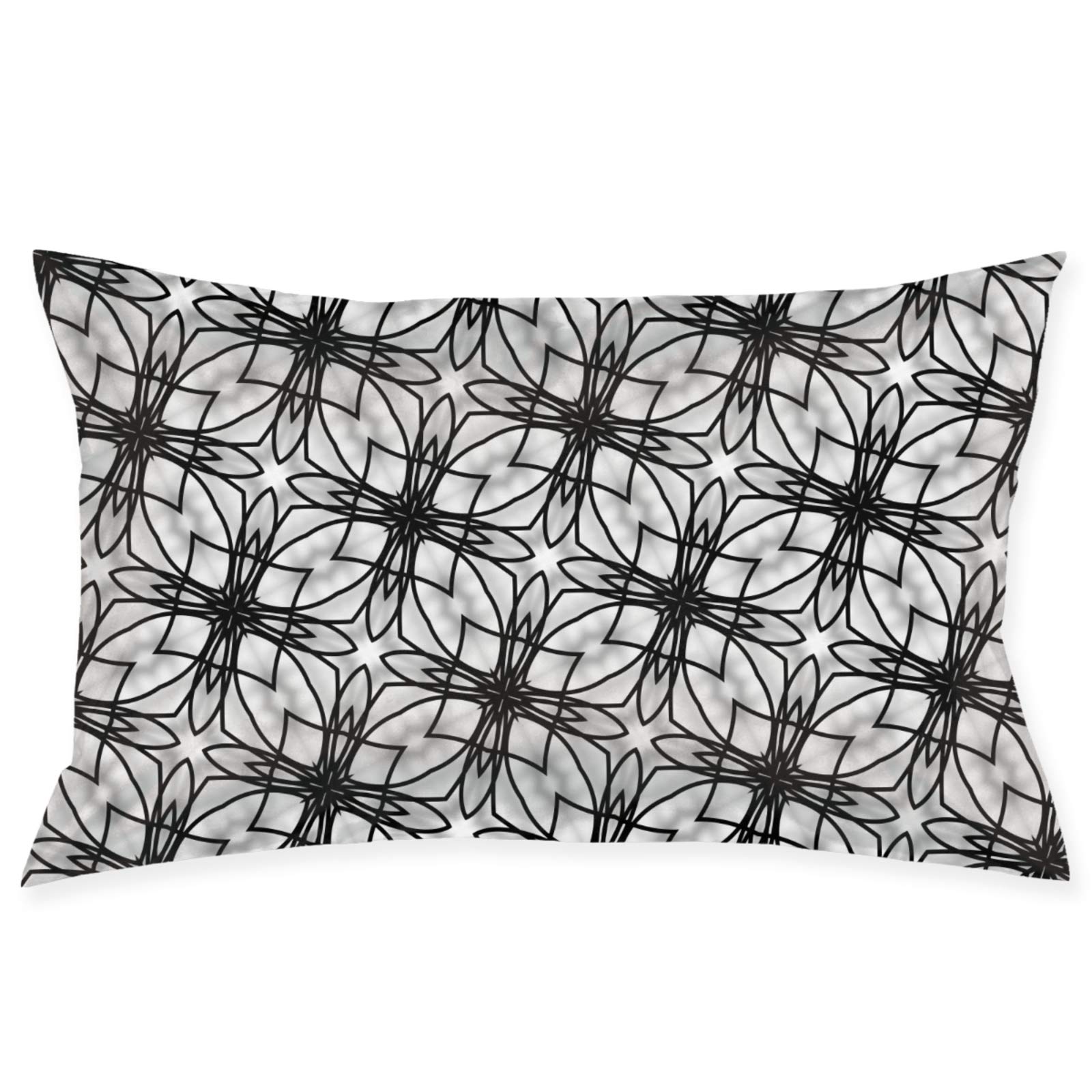 Amazon 枕カバー ピローケース 花柄 白黒 肌に優しい プレミアムマイクロファイバー ファスナー式 まくらカバー 静電気防止 通気性がいい 洗える インテリア ベッド飾り 75 50cm 70x50cmも可 枕カバー ピローケース オンライン通販