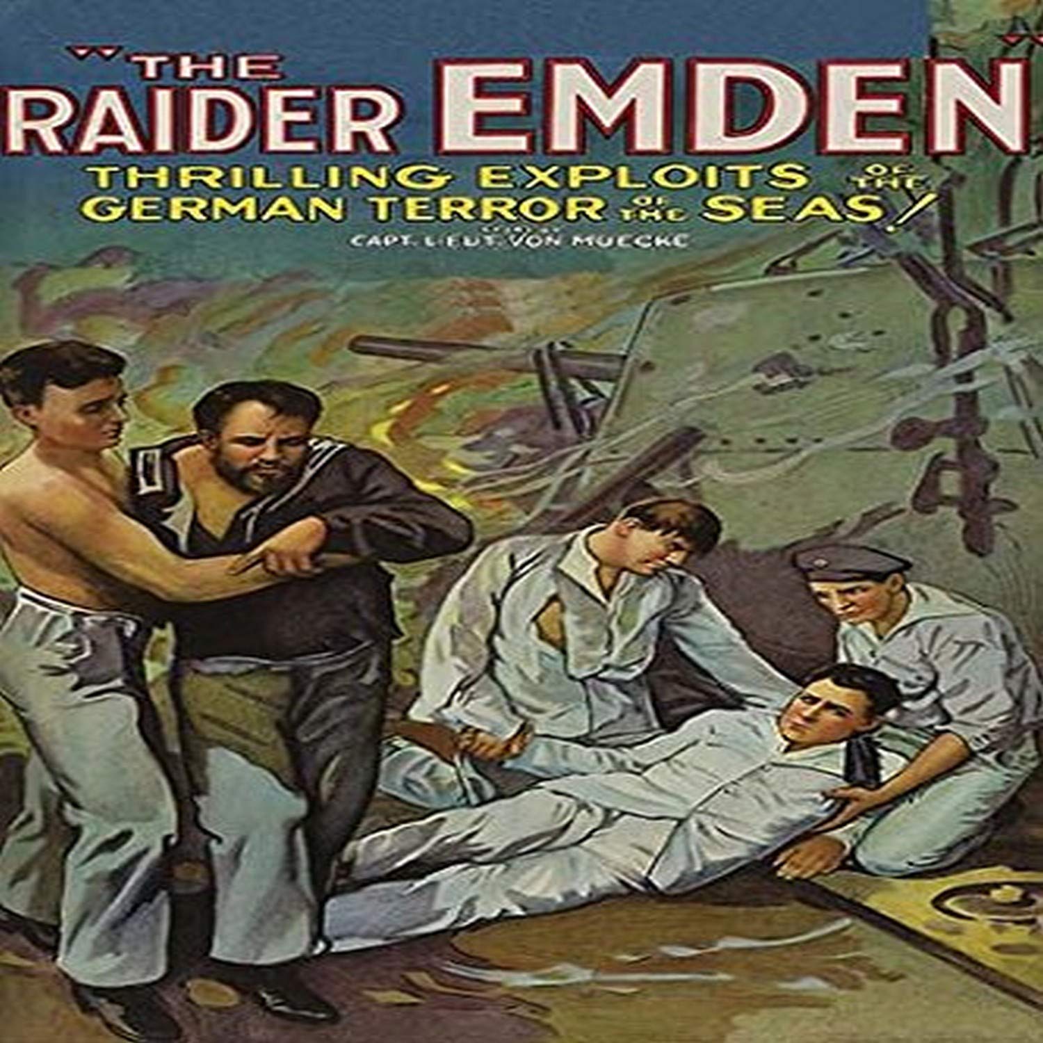 Buyenlarge 0-587-62649-L-C4466 "The Raider Emden" Gallery Wrapped Canvas Print, 44" x 66"