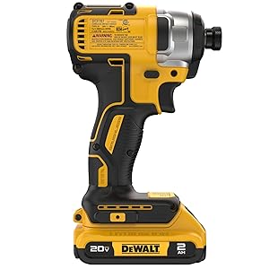 DEWALT 20V MAX Impact Driver, 1/4 Inch, Battery and Charger Included (DCF787D1)