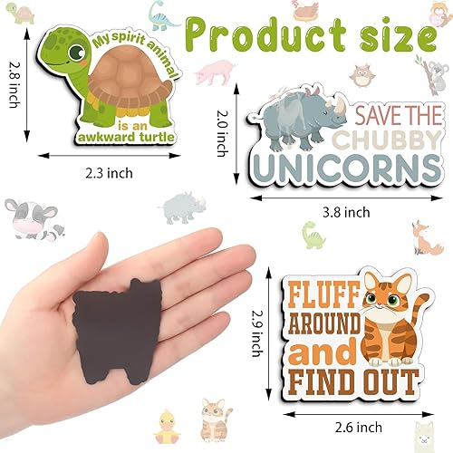 Miniatura 2 de Kanayu 16 imanes divertidos, bonitos imanes de juego de palabras para nevera, decoración para adultos, hogar, oficina, escuela, pizarra blanca y