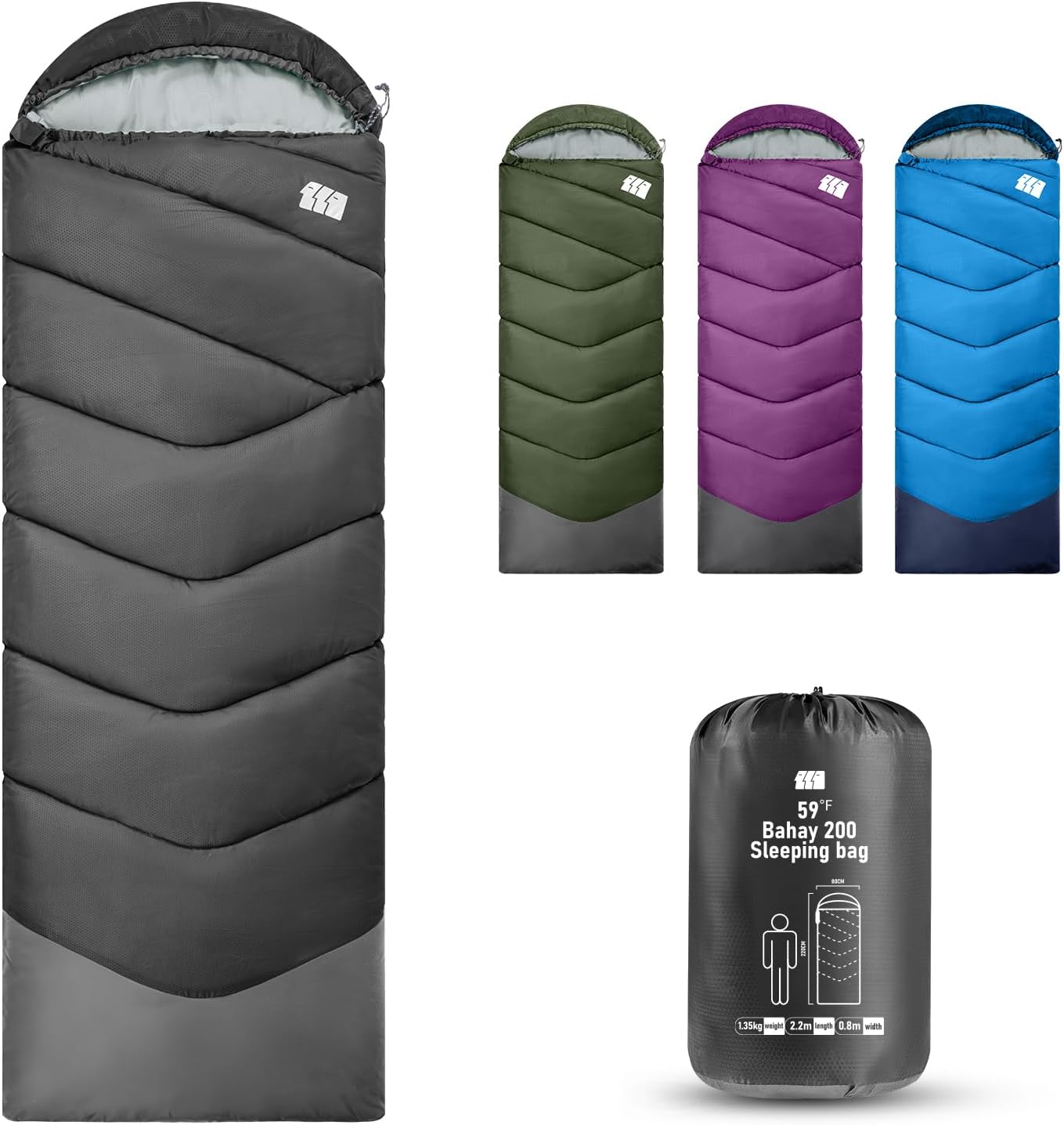 Sleeping Bags for Adults Cold Weather,Portable, Waterproof,Lightweight Sleeping Bag for Tall Girls Boys with Compression Sack for Warm Camping, Hiking, Outdoor & Indoor Sleeping Bags for Adults Cold Weather,Portable, Waterproof,Lightweight Sleeping Bag for Tall Girls Boys with Compression Sack for Warm Camping, Hiking, Outdoor & Indoor