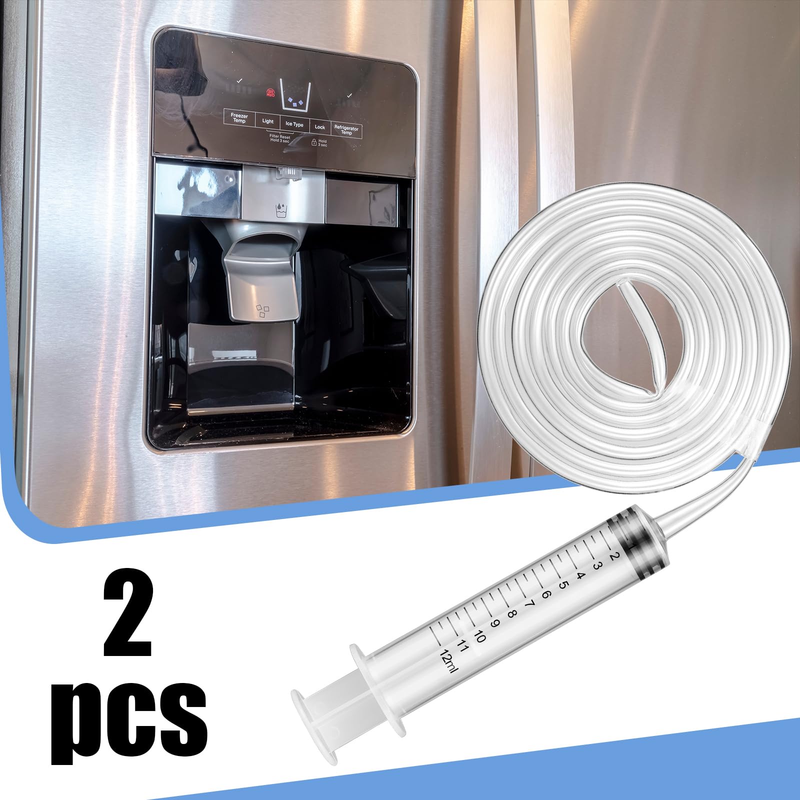 refrigerator ice maker tools vinegar flush kit