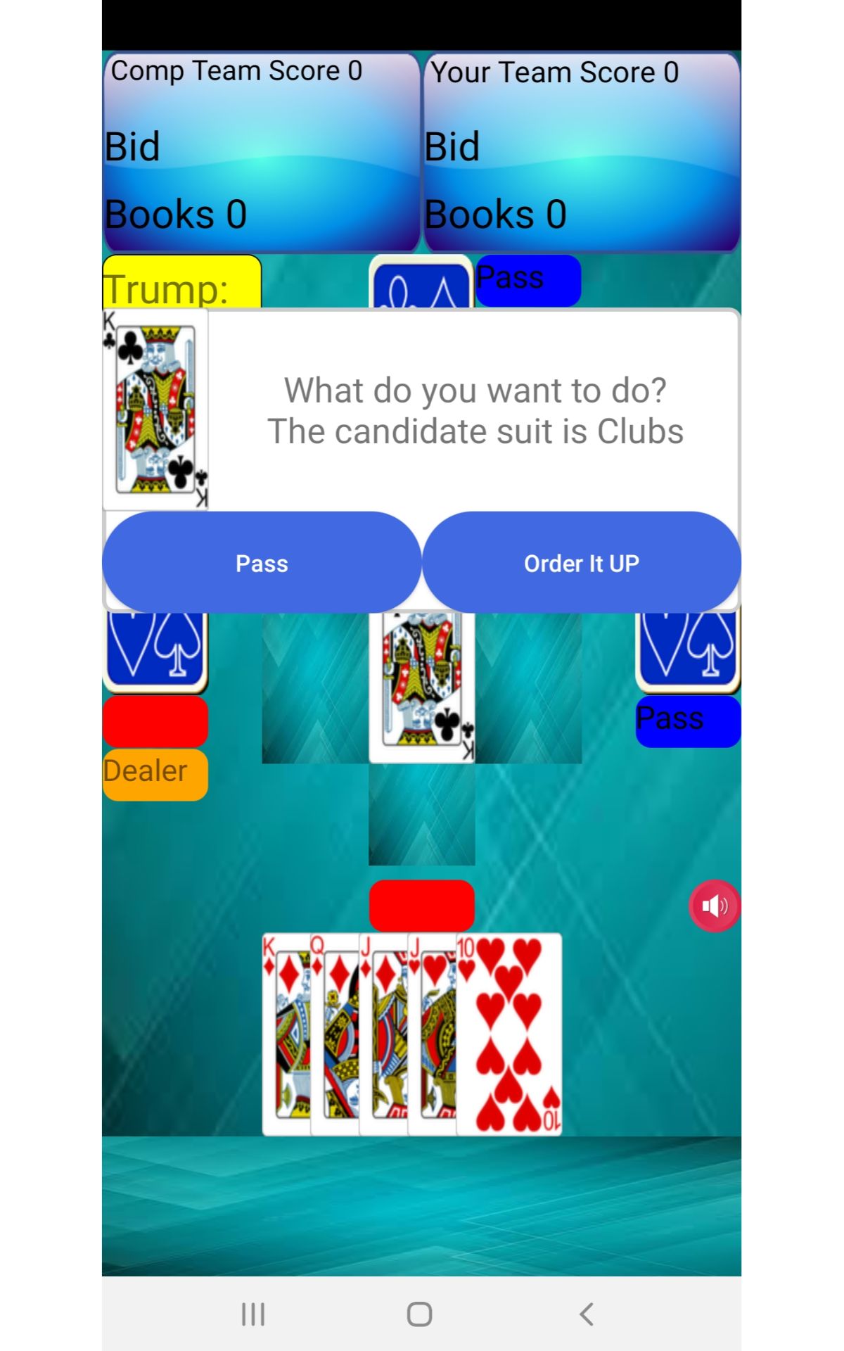 Euchre Card Game App on Amazon Appstore