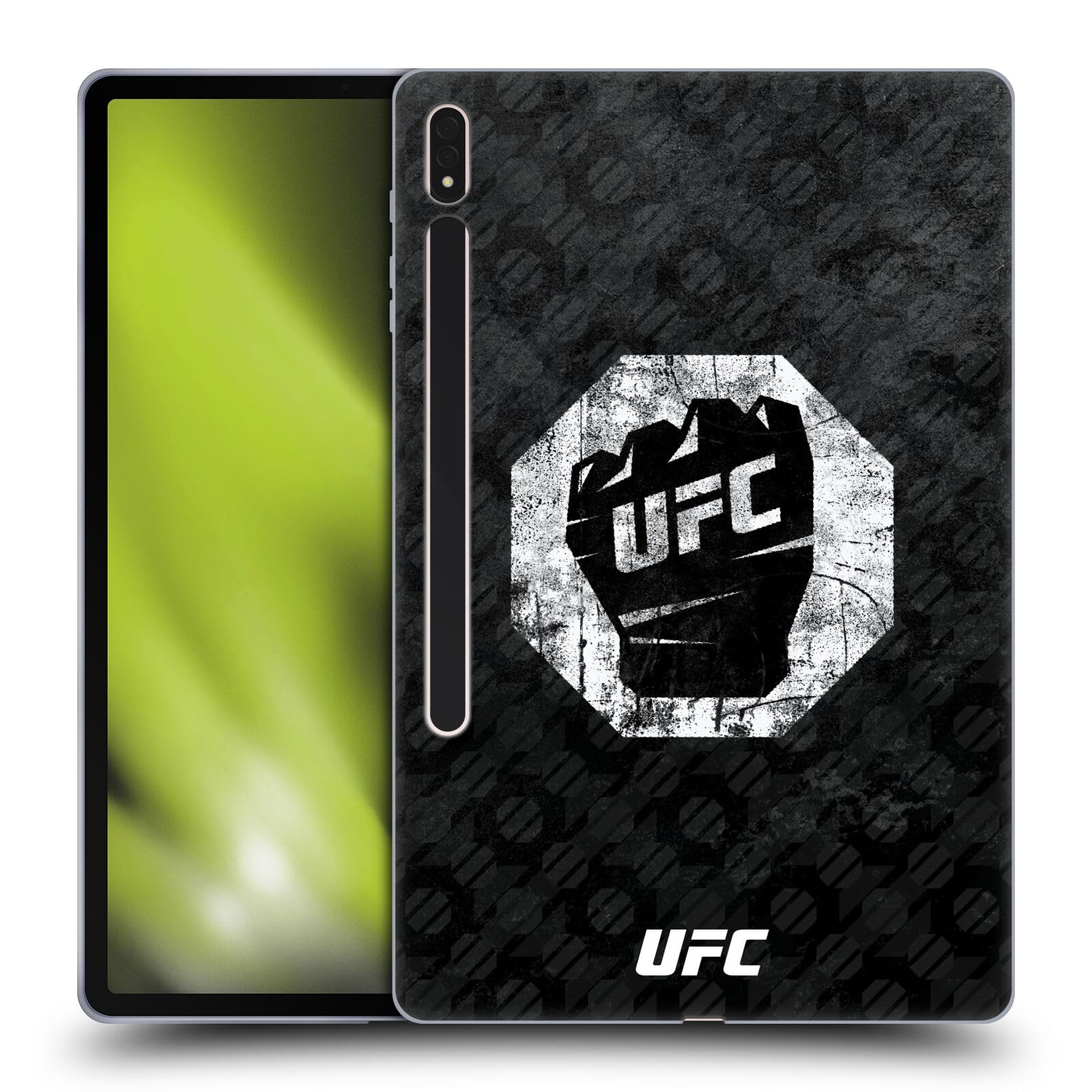 Head Case Designs Officially Licensed UFC Glove Icon Logo Soft Gel Case Compatible with Samsung Galaxy Tab S8 Plus
