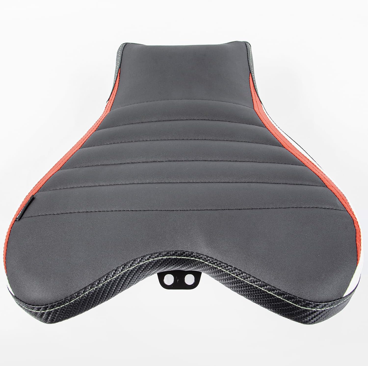 Motorcycle Front Driver Comfort Seat Fit for Yamaha YZF-R7 YZFR7 2021 2022 2023 2024 2025, Leather Rider Saddle Solo Cushion Pillion Pad, Red