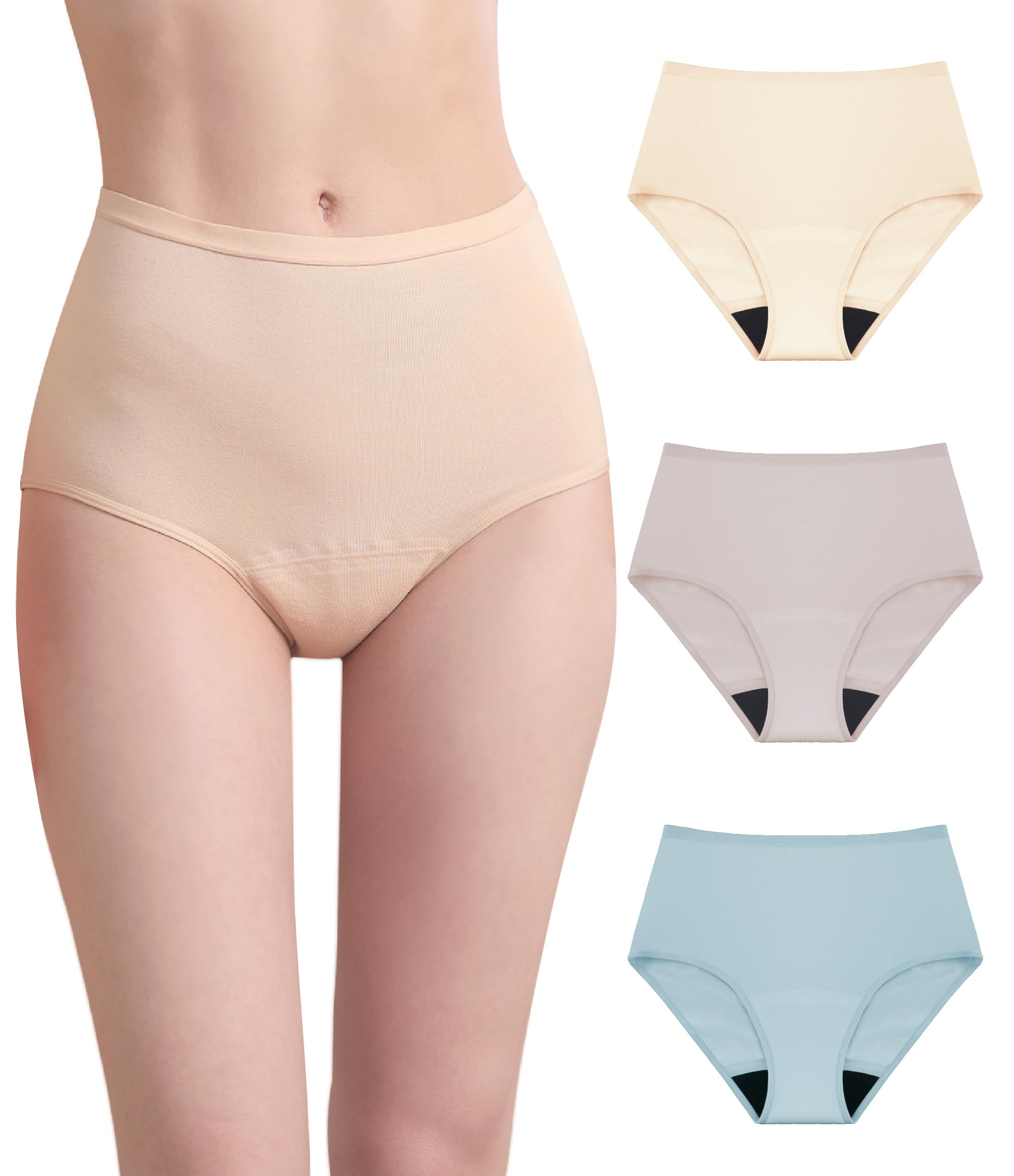 Incontinence Underwear for Women 56ml Washable Leak Proof 3 Pack