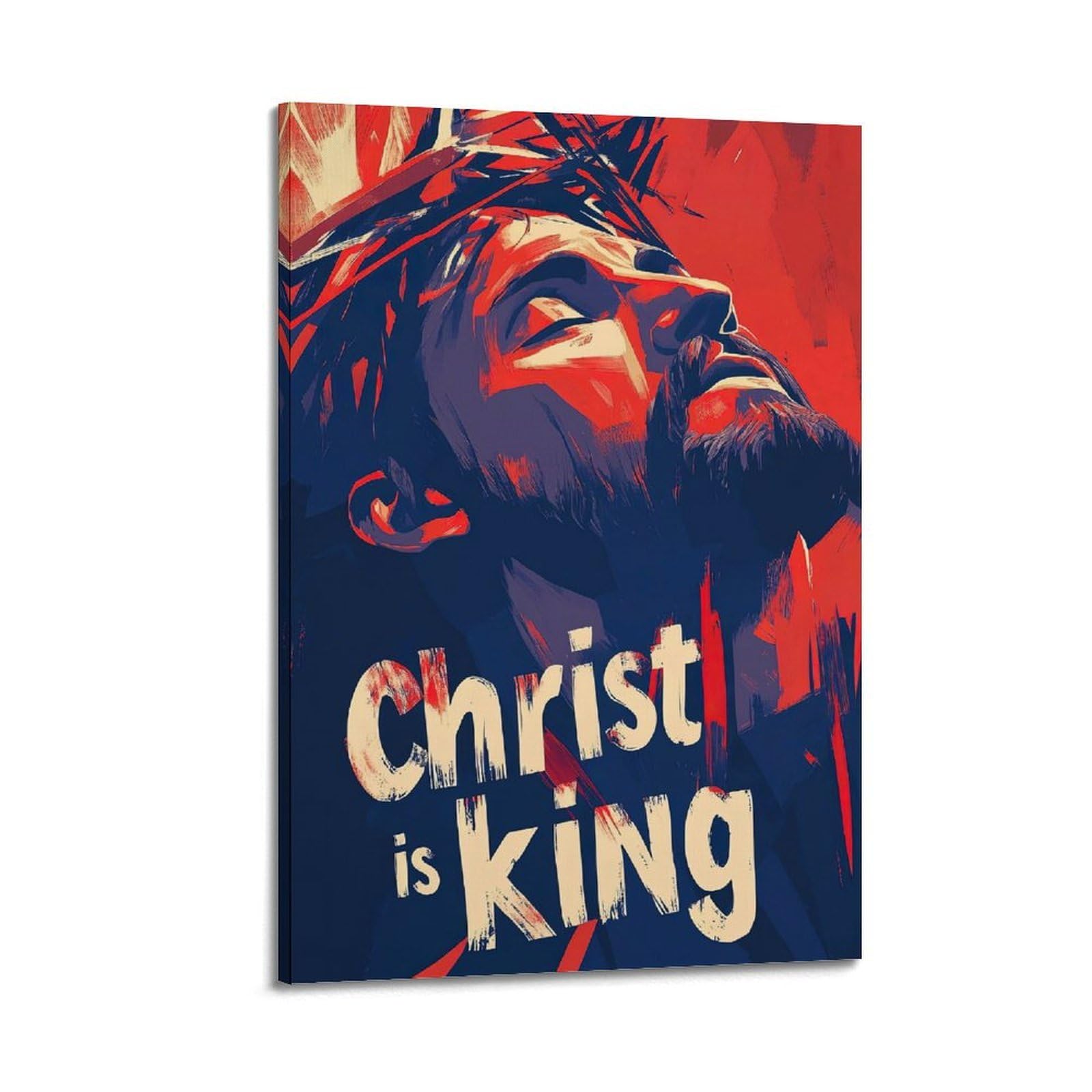 ESTE Religion Christianity Jesus Christ Is King Poster Decorative Painting Canvas Modern Art Picture 20x30inch(50x75cm)