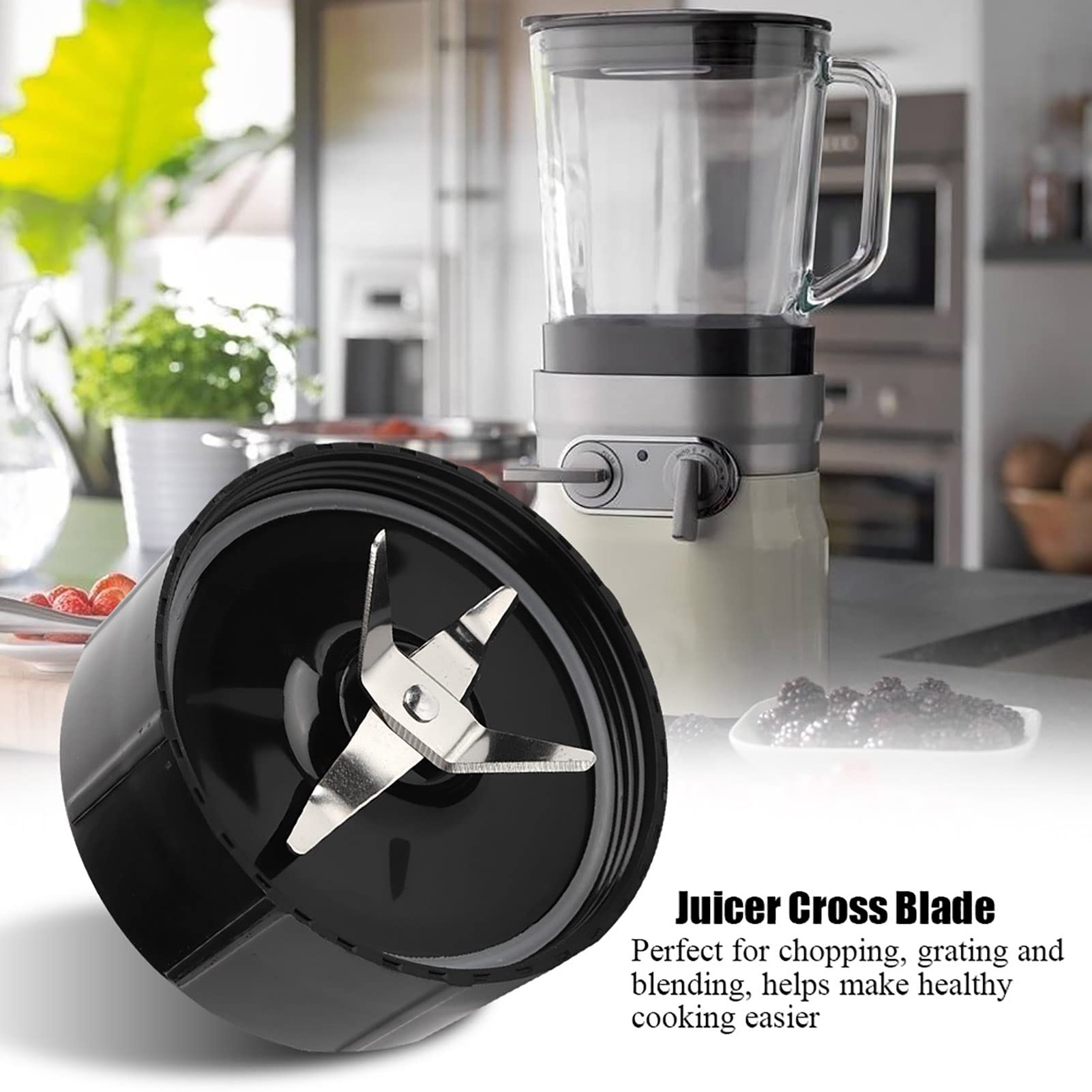 Magic Maxx Ersatzklinge Für Entsafter - Kreuzmesser Mit Getriebe, Ideal Für Mixer Und Küchenhelfer