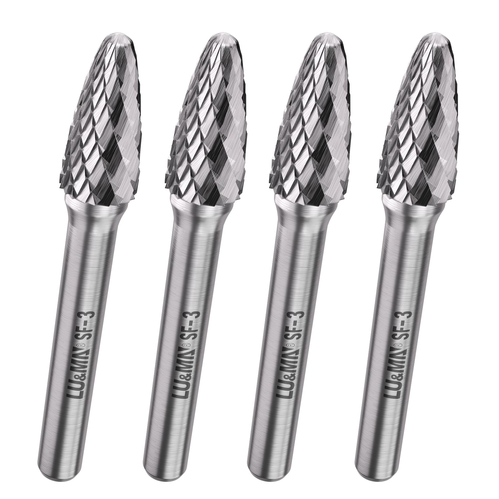 LU&MN SA-3 Tungsten Carbide Burr, 3/8" Head 1/4" Shank, 1 Pc — Amazon image 25