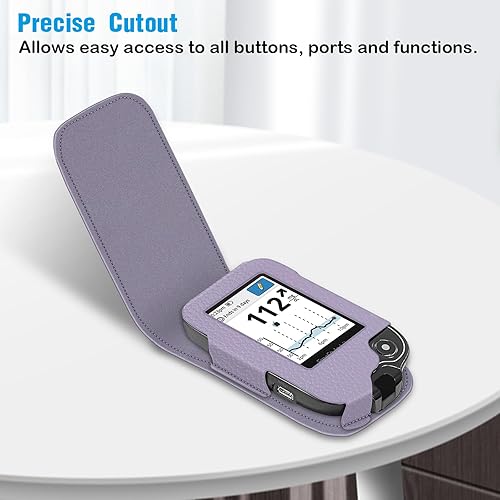 Miniatura 5 de Funda protectora de piel sintética para Freestyle Libre 3 2  Libre Reader, ligera, a prueba de golpes, funda de transporte para diabéticos con clip