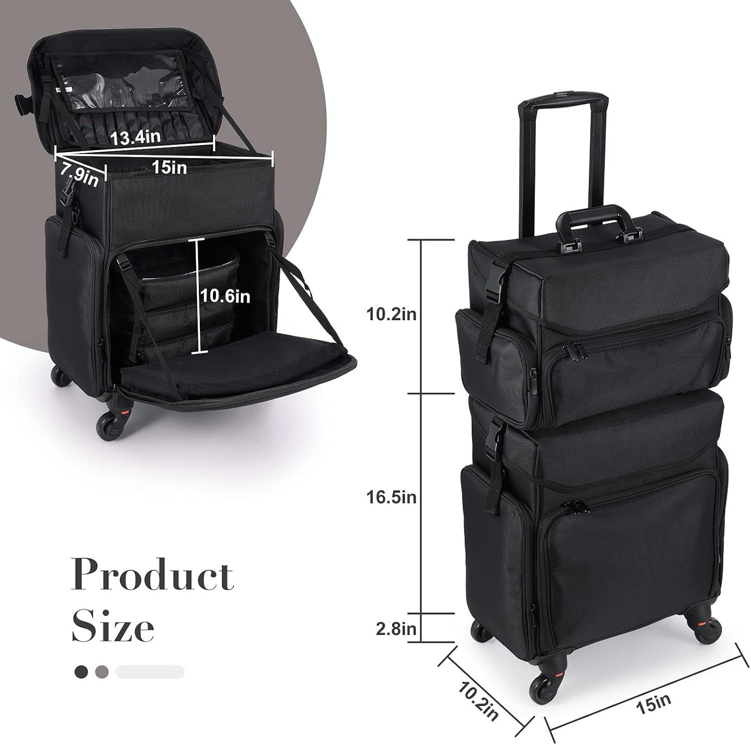 cosmetology rolling bolsa