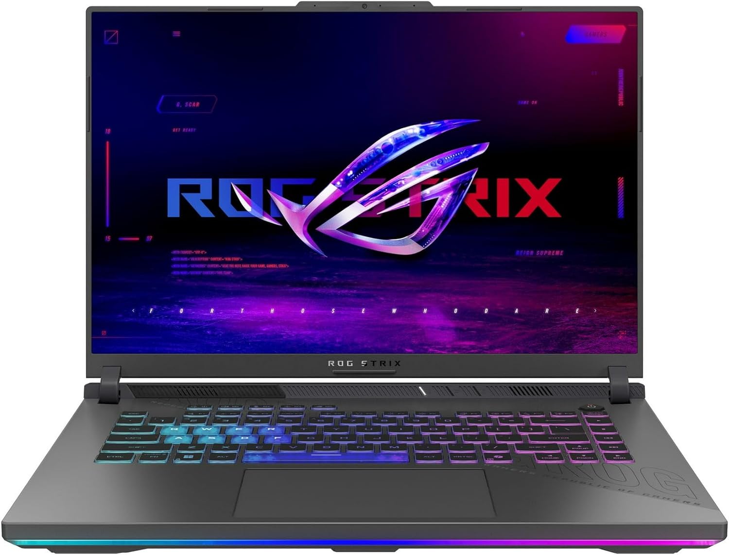 ASUS ROG Strix G 2025 Laptop, 16-Core AMD Ryzen 9 8940HX, 16″ WUXGA 165Hz IPS Display, NVIDIA GeForce RTX 5070 Ti, 32GB DDR5 1TB SSD, Four-Zone RGB Backlit Keyboard, Wi-Fi 6E, Win11 Pro