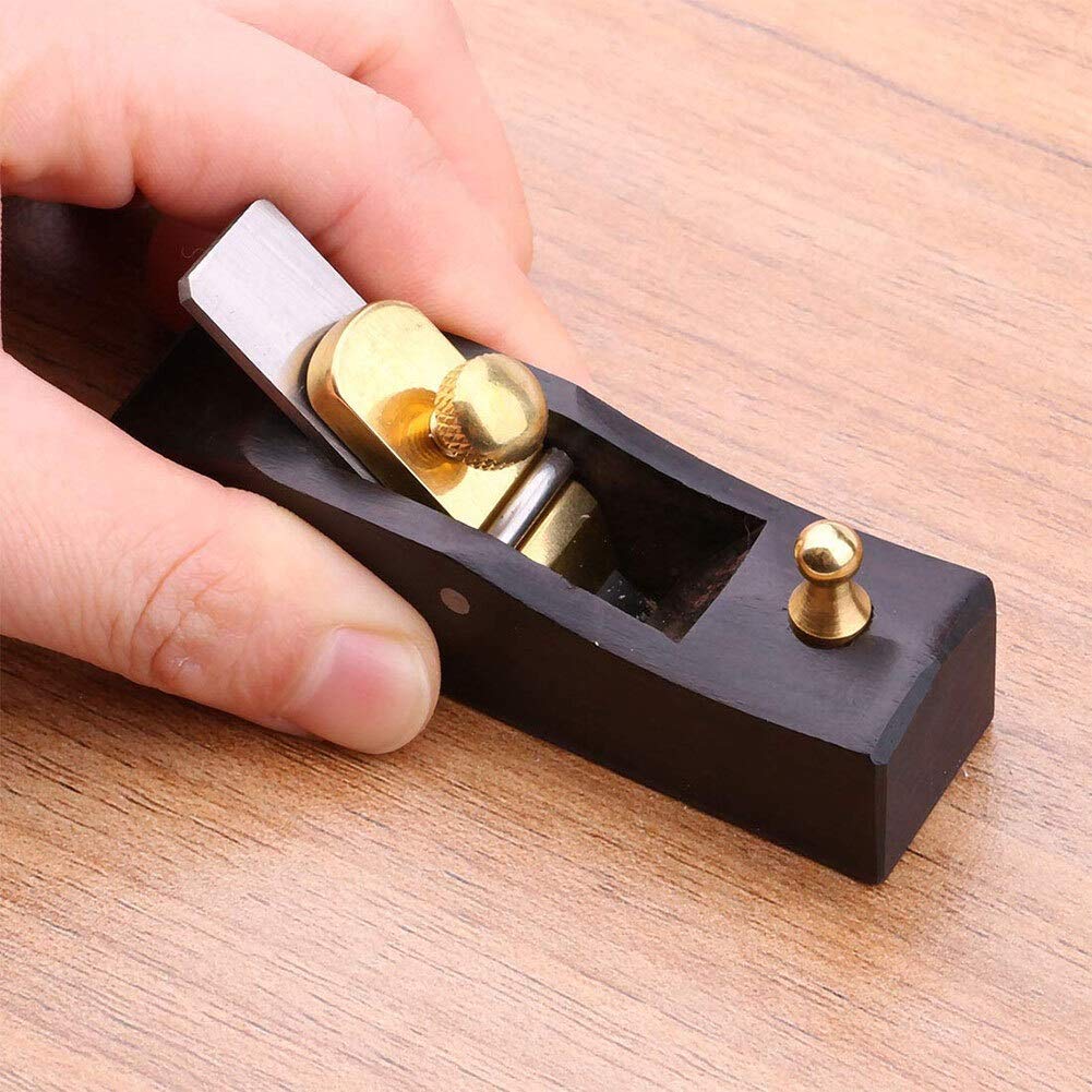 Strumenti per la lavorazione del legno Strumenti fai-da-te Mini pialla per legno Strumento manuale Fondo piatto Piano per rifilatura del legno per la lavorazione del legno Piallatura in legno HUG-De