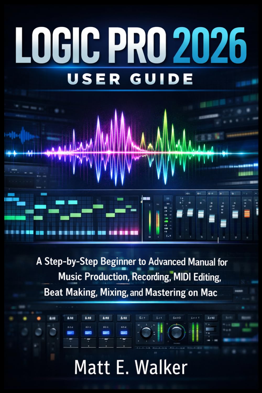 LOGIC PRO 2026 USER GUIDE: A Step-by-Step Beginner to Advanced Manual for Music Production, Recording, MIDI Editing, Beat Making, Mixing, and Mastering on Mac