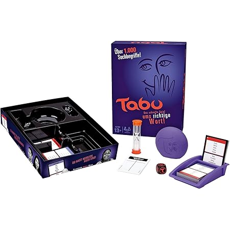 Hasbro Tabu, klassisches Partyspiel, ab 13 Jahren