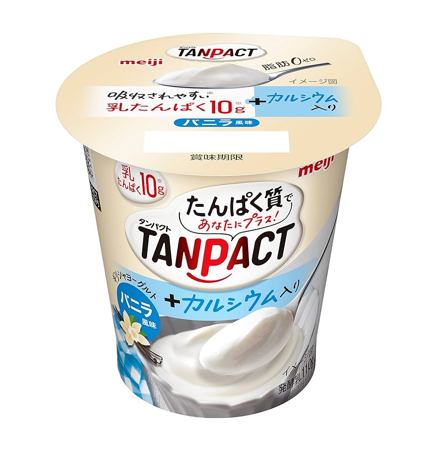 Amazon | [冷蔵]明治TANPACTギリシャヨーグルト バニラ