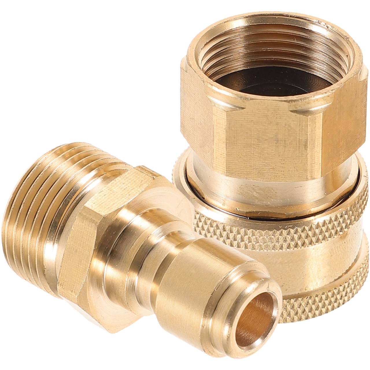 Connettore per tubo da giardino a sgancio rapido da 3/8", adattatore per tubo ad alta pressione, compatibile con rondelle e kit di irrigazione a goccia e