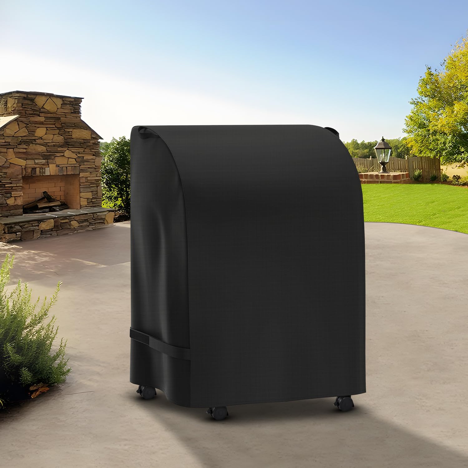 SunPatio 2 Burner Gas Grill Cover 32 inch, Waterproof Small BBQ Grilling Cover, Compatible with Weber Char-Broil Nexgrill and More Grills with Collapsed Side Tables, All Weather Protection - Image 7