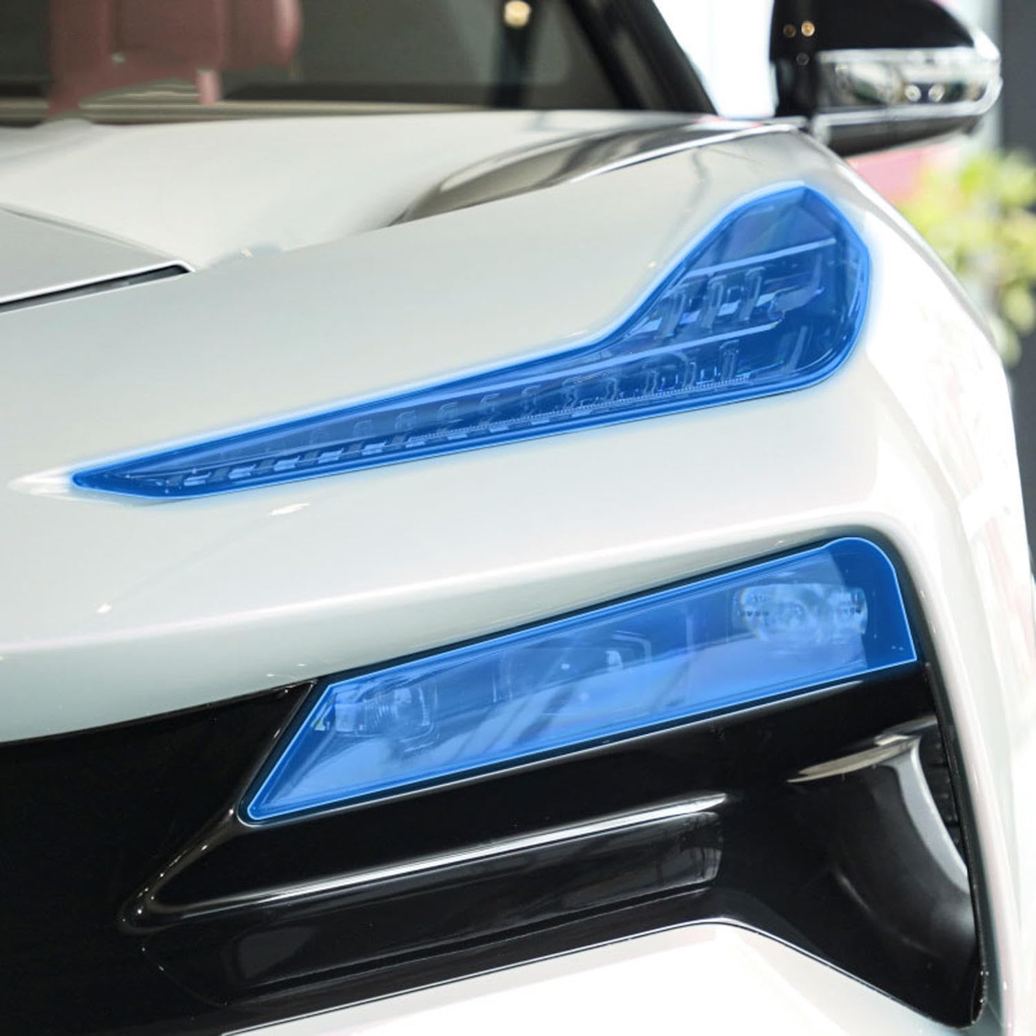 Samlng Transparent Car Front Light Film For Lotus For Eletre 2023 Car Exterior Headlight Anti-Scratch Tpu Ppf Protective Film Anti-Scratch Repair Film Refit