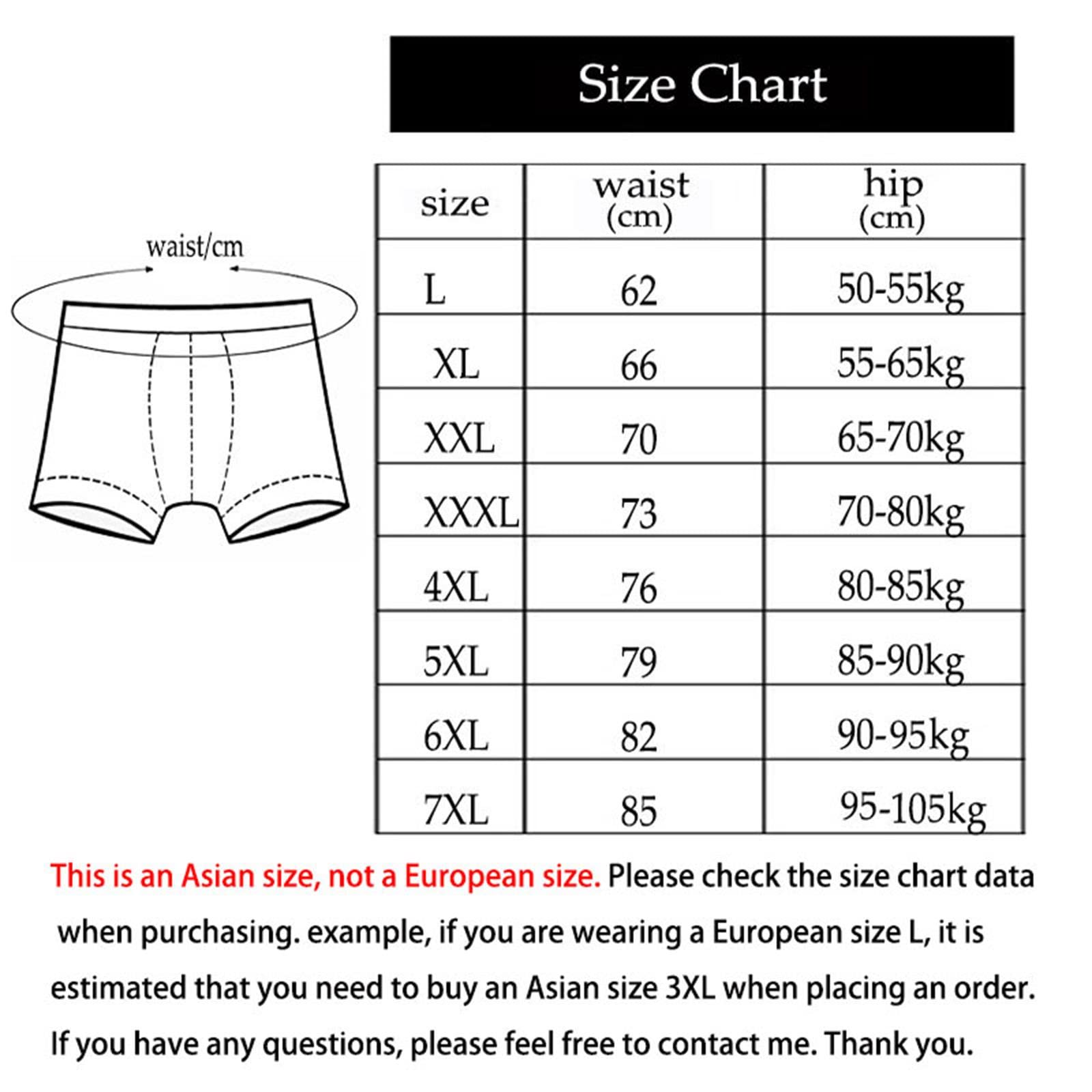Ropa Interior masculina5Pcs/Lote 7XL Resumen De Hombres De Algodón
