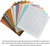 Vista 4 de Paneles de pared 3D para despegar y pegar, paneles de pared 3D para decoración de interiores, calcomanías autoadhesivas impermeables de 27.5