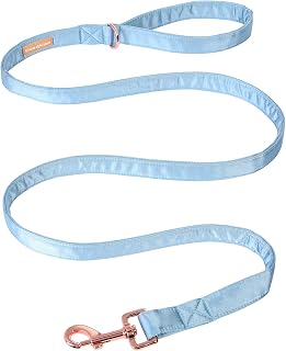 Die Hundeleine aus Seide von Unique style paws ist langlebig, mit geschweißtem D-Ring, bequemem Griff, für kleine, mittelgroße und große Hunde.