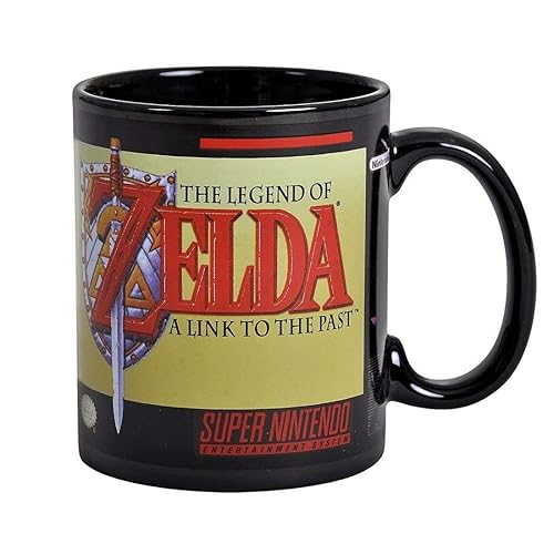 Paladone Super Nintendo The Legend of Zelda Mug, Ceramic, Multi-Colour, 10.5 x 11.5 x 8.7 cm