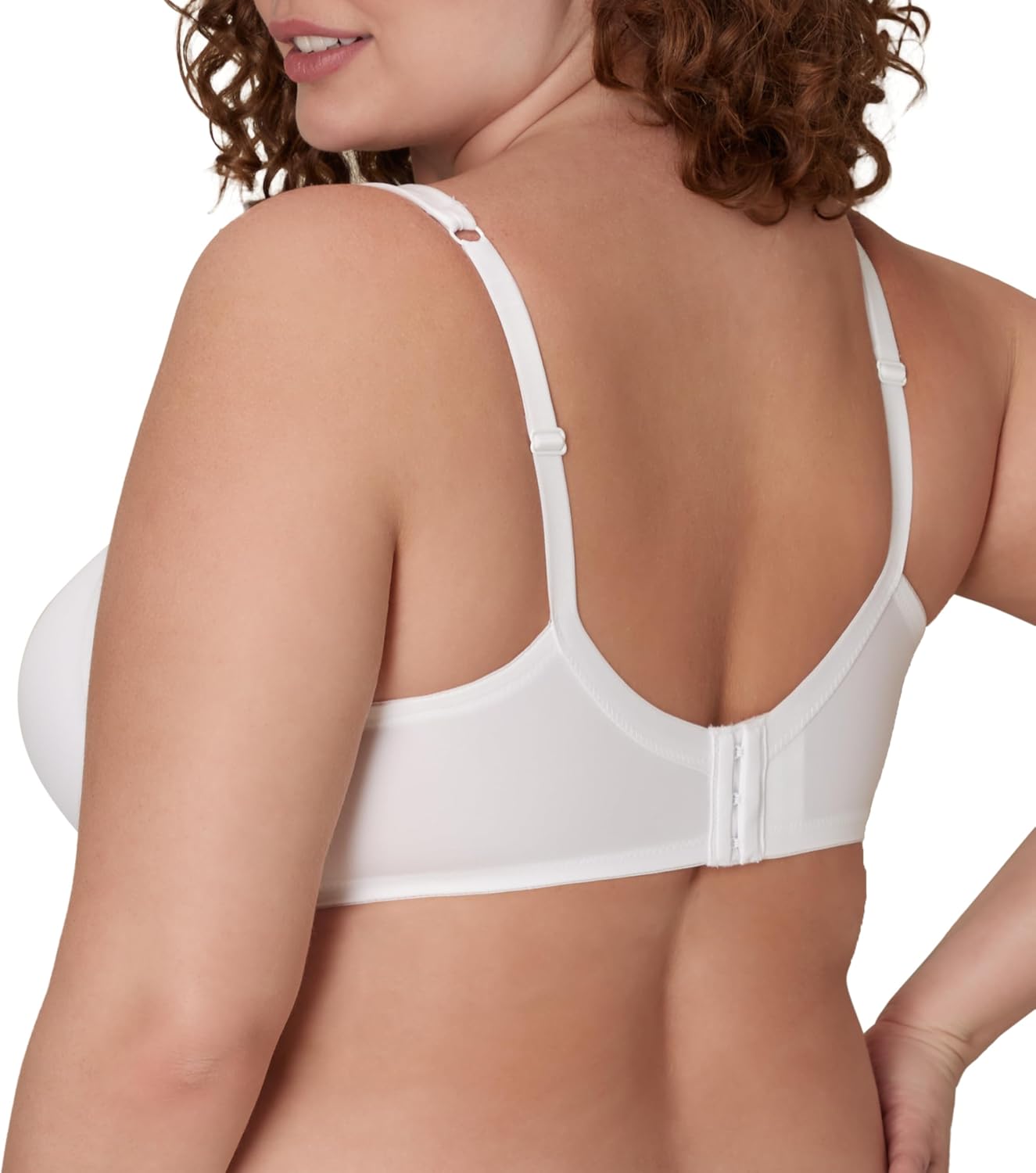 Playtex Women's Secrets Balconette Full-Coverage Wireless T-Shirt Bra for Full Figures