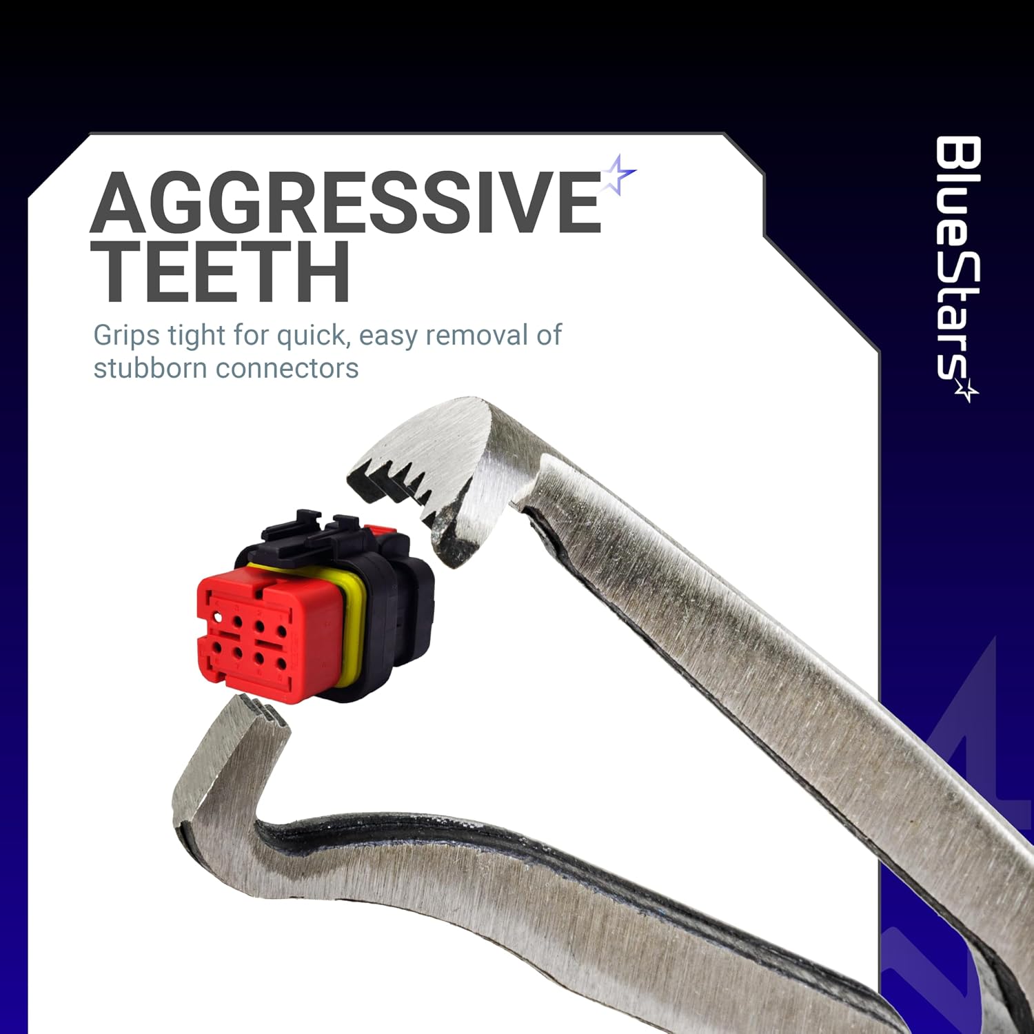 Electrical Disconnect Pliers Set 37980 37960 Electrical Connector Pliers for Cars (1*Straight & 1 * 60°Bend) Fuel Line Disconnect Tool Set for Air Flow Sensors Fuel Injectors