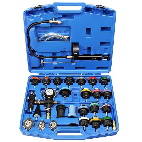 JoyFans Coolant Pressure Tester Kit, Cooling System Coolant Vacuum Refill