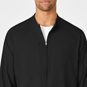 WINK W123 Men's Zip Front Warm Up Jacket