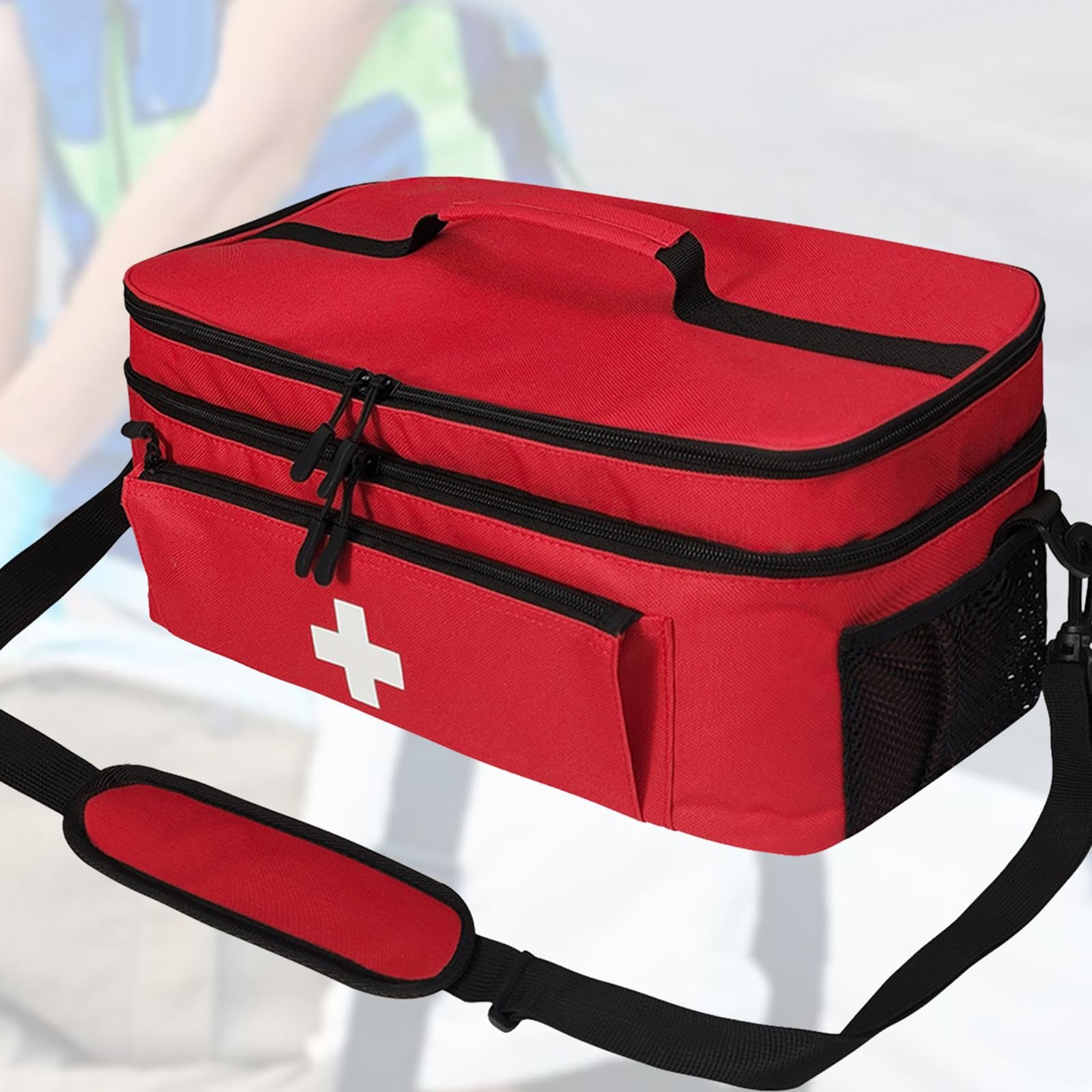 Generic Borsa di Soccorso, Astuccio Portaoggetti, Organizer di Emergenza per Escursionismo, Viaggi E Casa