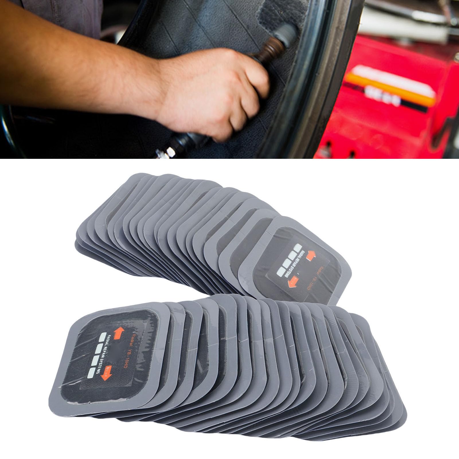 Reifenreparaturflicken, Vulkansier-Reparatur für Auto Motorrad LKW
