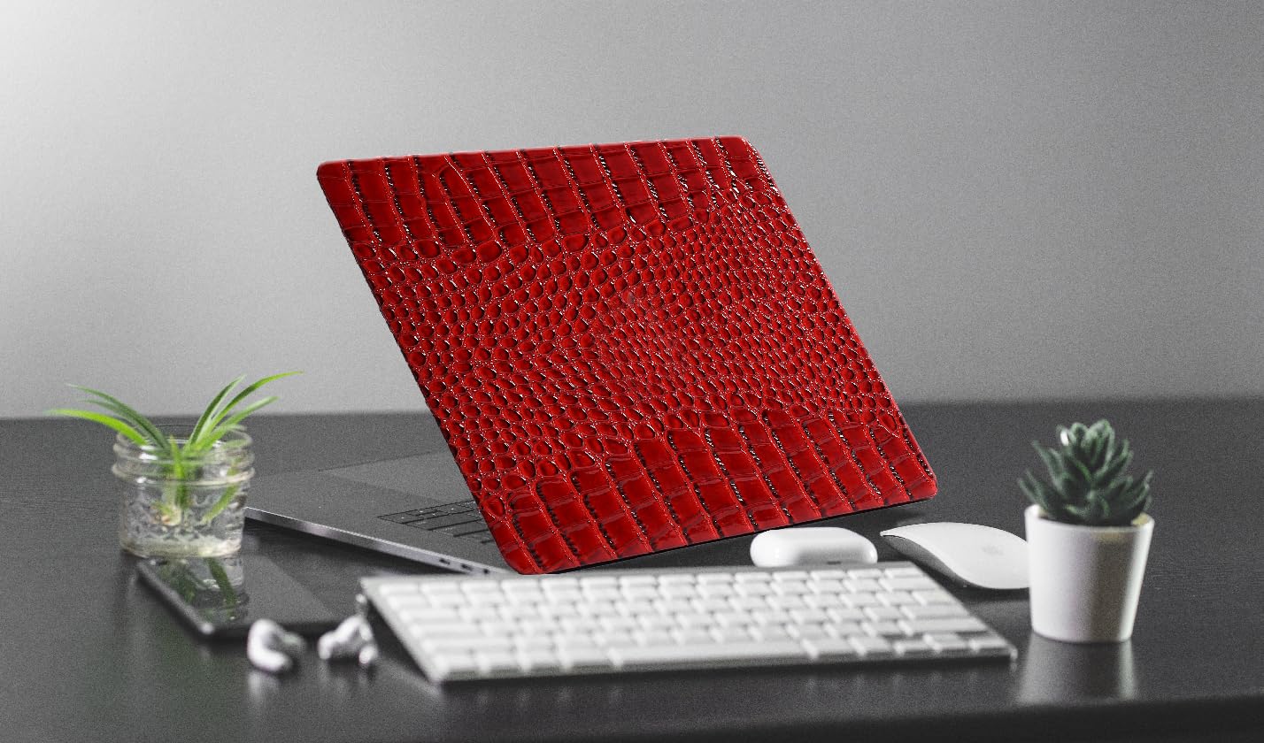 Funda de cocodrilo para MacBook Pro de 14 pulgadas 2024-2021 M4 M3 M2 M1 Pro/Max Chip A3112 A3185 A3401 A2918 A2992 A2779 A2442, piel de cocodrilo piel de serpiente, carcasa rígida y cubierta