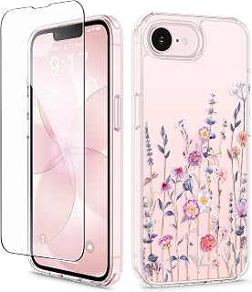 GVIEWIN for iPhone 17e Case & iPhone 16e Case with Screen Protector