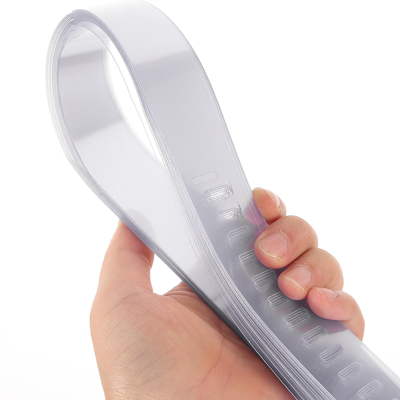 Transparente Kragenstäbchen Kunststoff 100 Stück Flexibel Verstellbar Hemdkragen Kragenhalter Businesshemden Herren Damen 3,5 x 51 cm
