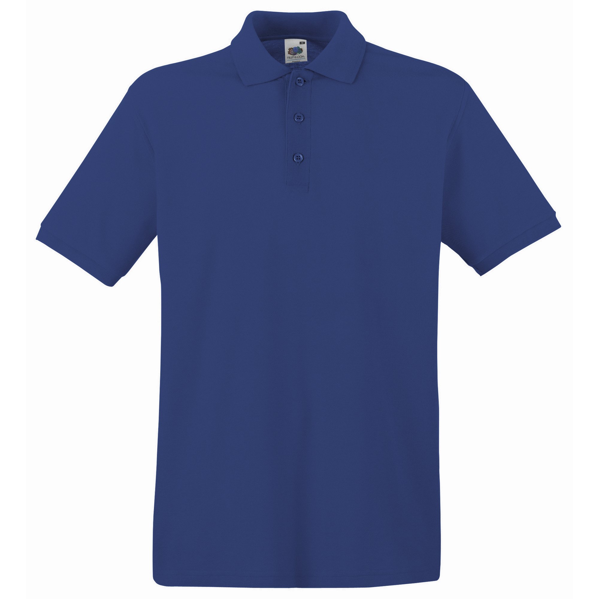 Fruit Of The Loom (Xl, Navy) Premium Mens Short Sleeve Polo Shirt