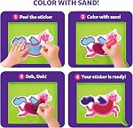 Skillmatics Sand Art Activity - Mess-Controlled DIY Unicorn & Princess Craft Kit with 50+ Colorful Stickers, Creative Arts & Crafts for Kids, Fun Hands-On Activity, Gifts for Ages 4, 5, 6, 7, 8, 9, 10