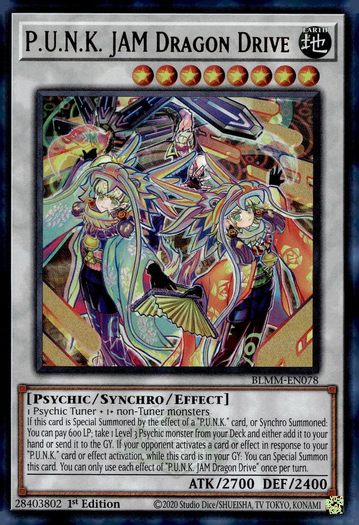 Amazon.com: P.U.N.K. JAM Dragon Drive - BLMM-EN078 - Ultra Rare
