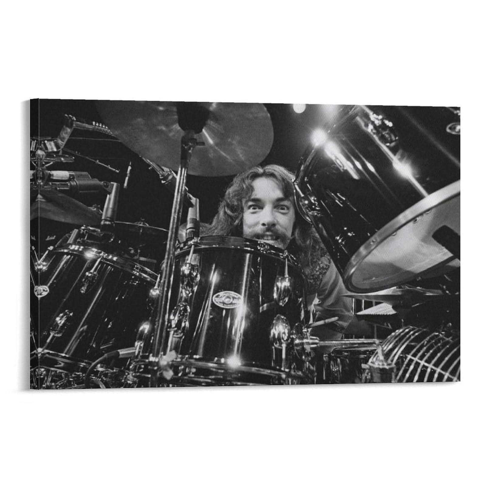 FCOIN Neil Peart Canvas Poster Picture Print Wall Art Poster Painting Canvas Posters Artworks Room Aesthetic 16x24inch(40x60cm)