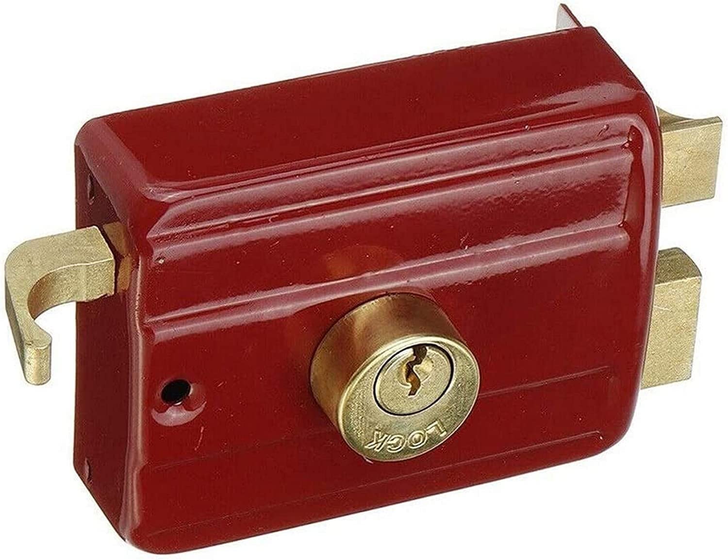 Catena di porta anti-furto Catena di sicurezza for porta, lucchetto a catena di sicurezza limitatore, serratura della porta YhCHER 95 * 75 mm, antifurto, camera da letto robusta e facile da installare