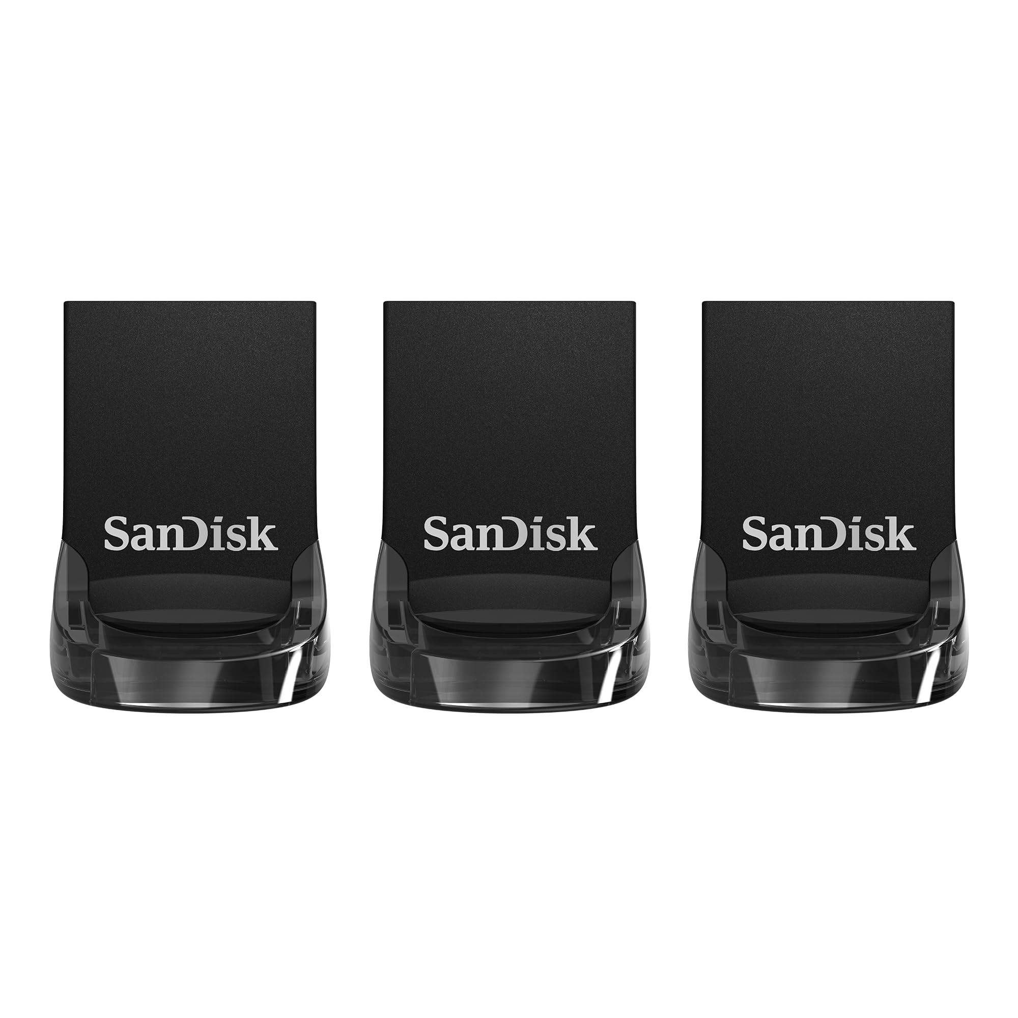SanDisk Ultra Fit 32GB USB 3.1 Flash Drive with up to 130MB/s read speed - Triple Pack