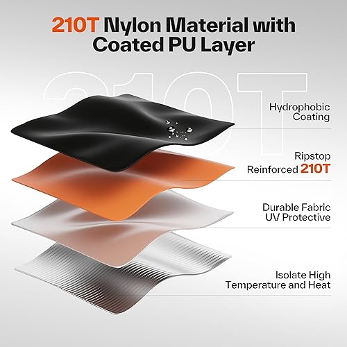 Miniatura 6 de Sportneer Cubierta para bicicleta Fundas impermeables para bicicletas al aire libre con orificio de bloqueo y bolsa de almacenamiento, cubiertas de