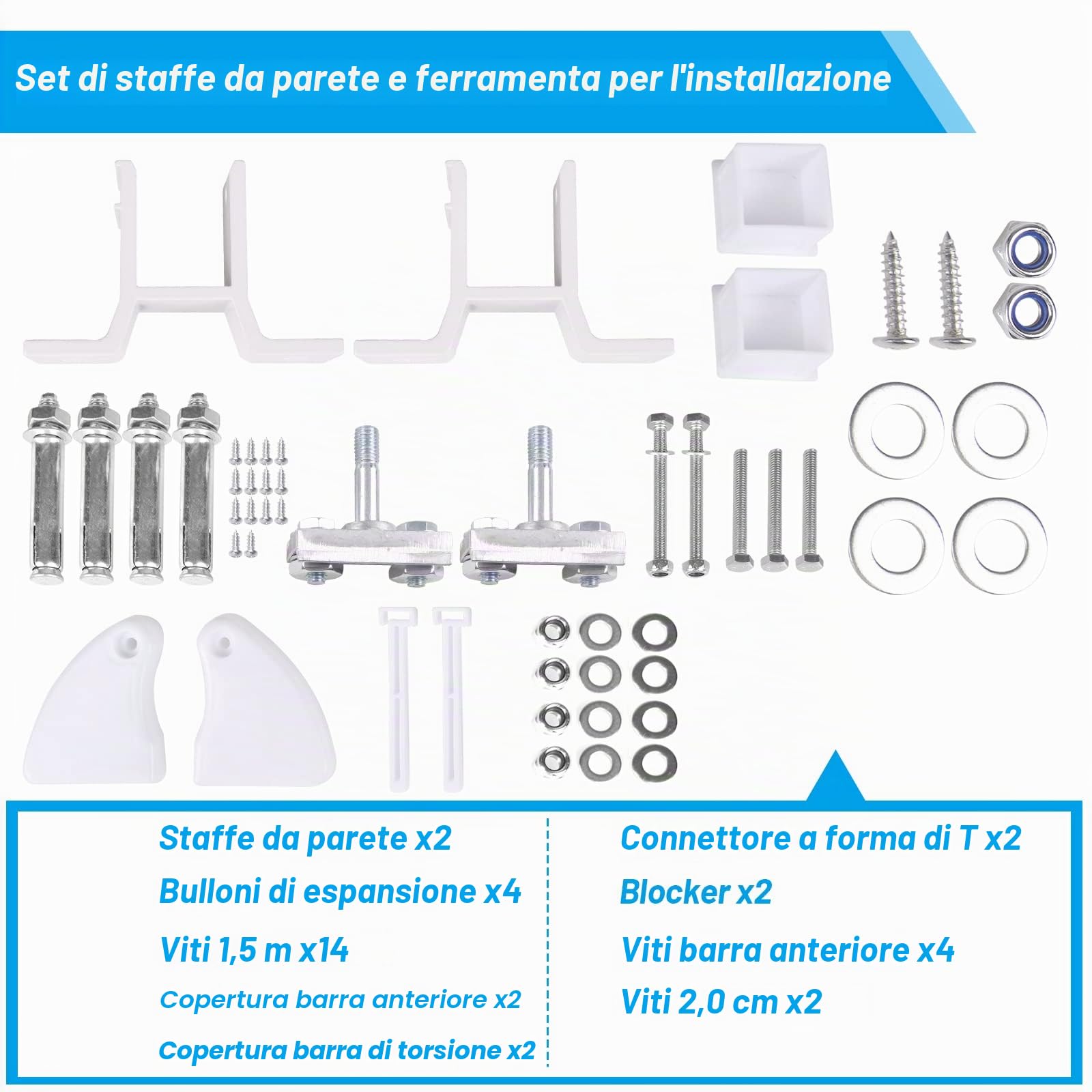 Tenda da sole con braccio snodato, 350x300cm Tenda da sole per Terrazze, Angolazione Regolabile, Meccanismo Manuale, Tenda da Sole Avvolgibile Anti-UV Impermeabile, Blu e Bianco