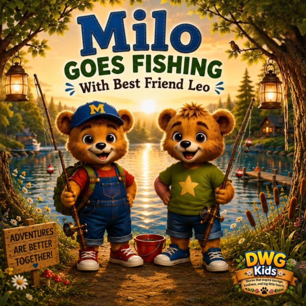Milo Goes Fishing with Best Friend Leo