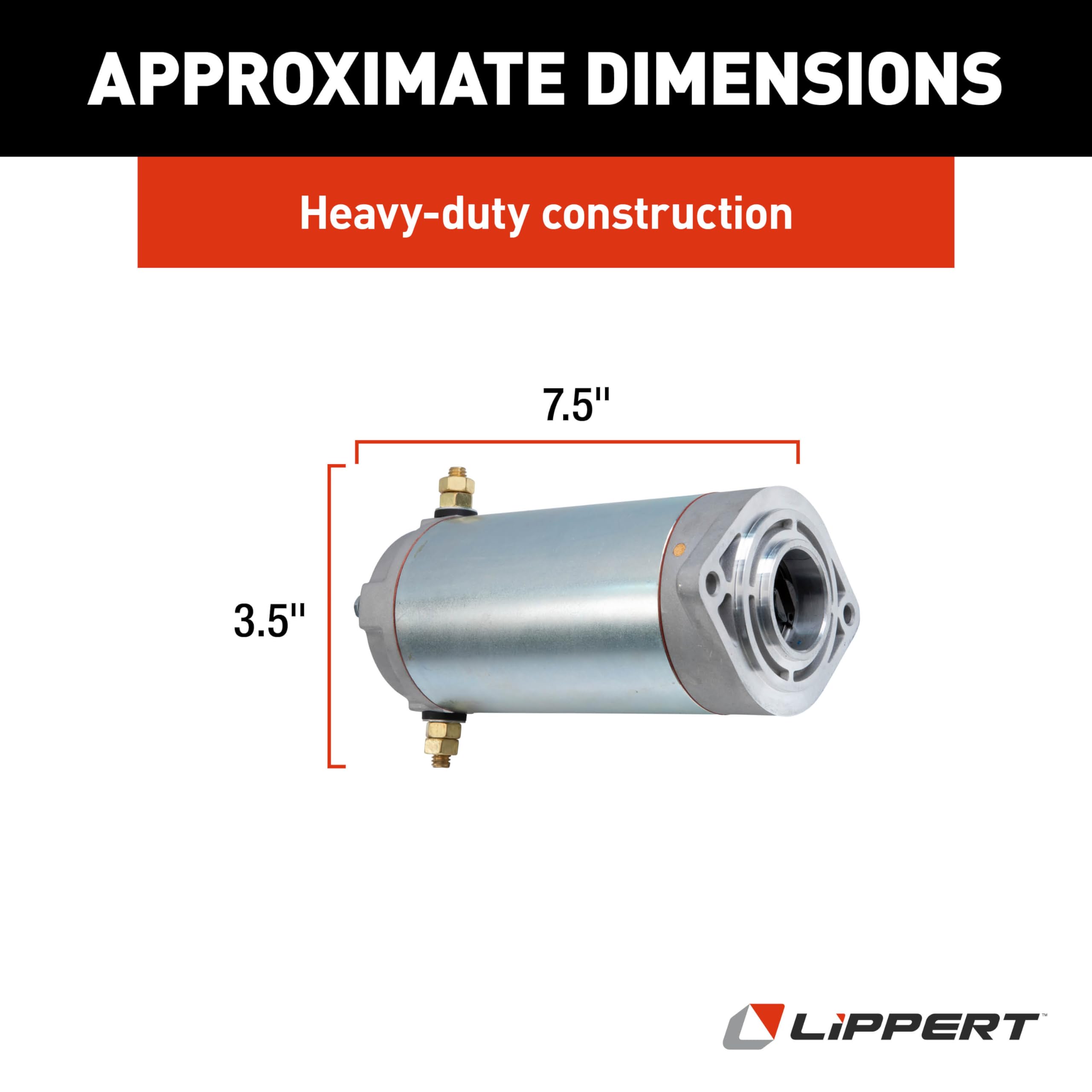 Lippert Replacement Hydraulic Pump Motor for Unidirectional Power Unit