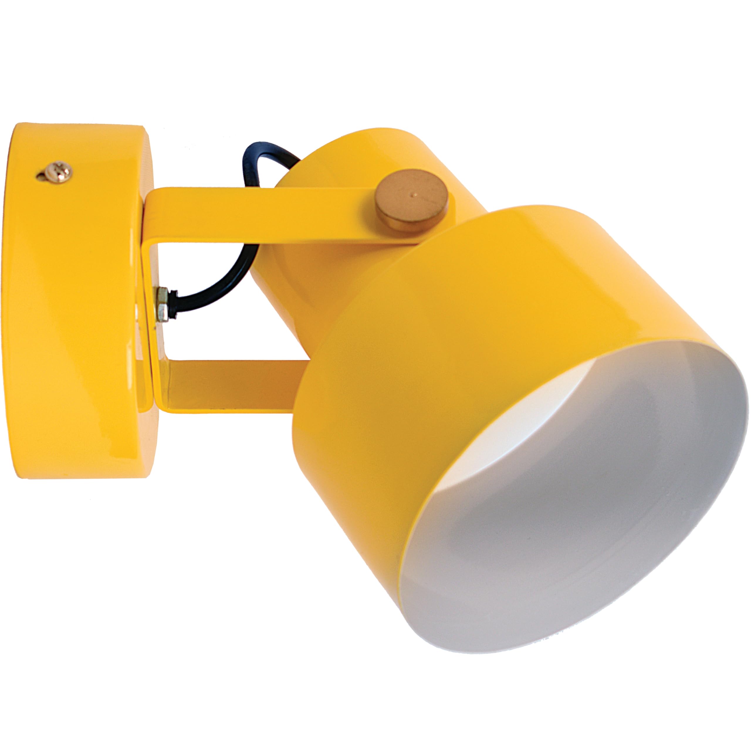 BENE Jos Wall Light MS 14 cm, (Yellow, Pack of 1 Pc)