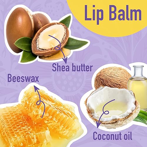 Miniatura 5 de Paquete de 12 bálsamos labiales, bálsamo labial orgánico natural a granel, producto para el cuidado de los labios, bálsamo labial hidratante