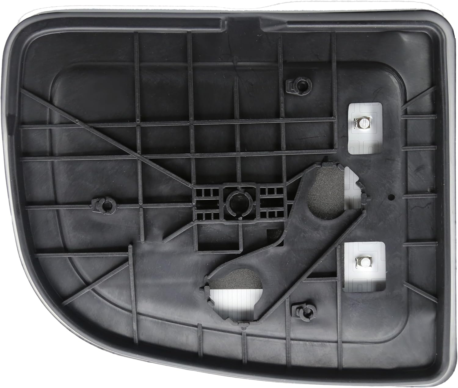 EAP Passenger Side Mirror Glass Compatible with Ford F250 F350 F450 F550 1999-2007, Ford Excursion 2000-2005, E150 E250 E350 E450 2000-2019, E550 2000-2004 Heated, Upper, 4C3Z17K707AC F81Z17K707BA