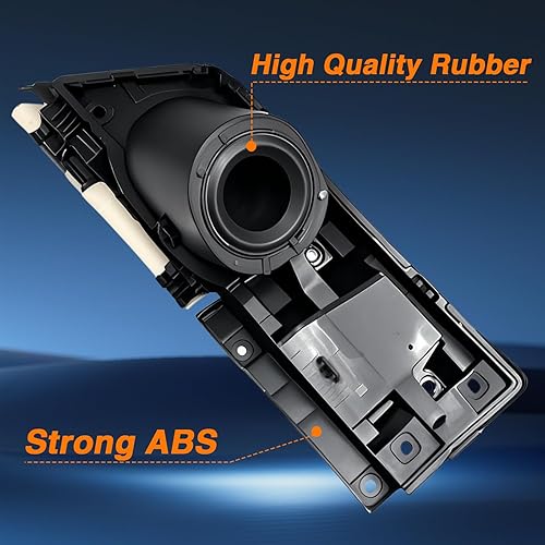 Miniatura 3 de FUSCH Bisagra de bolsillo para carcasa de puerta de llenado de combustible con cubierta blanca, tapa de puerta de combustible compatible con Ford